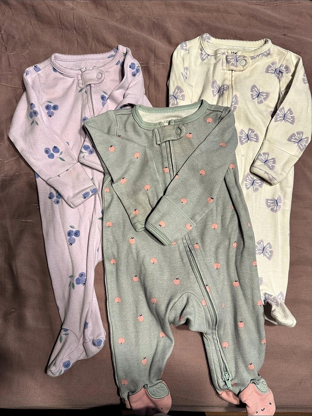 Carter's Baby 3 month Footed Pajama Set bundle